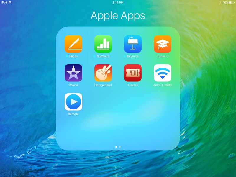 iPad フォルダ