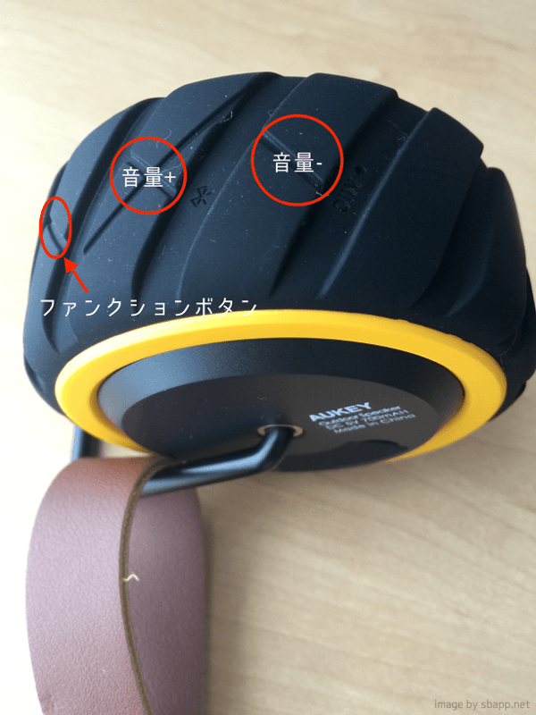 ボタンはタイヤに埋め込まれていて見た目はスッキリ。