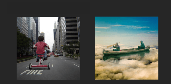 こういったアート的な写真を作成することができます。 出展:Union(アプリ)