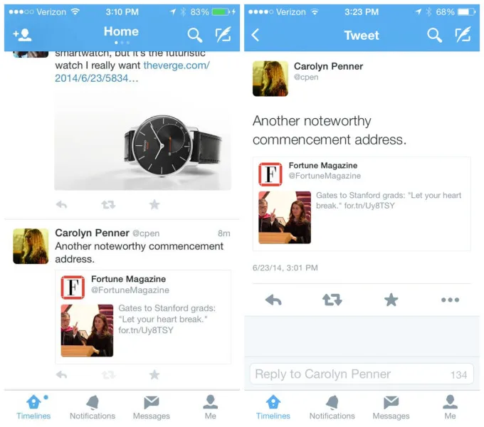 Twitter 新リツイート コメント付きリツイート をテスト中 非公式rtの文字数制限悩みを解消 楽しくiphoneライフ Sbapp