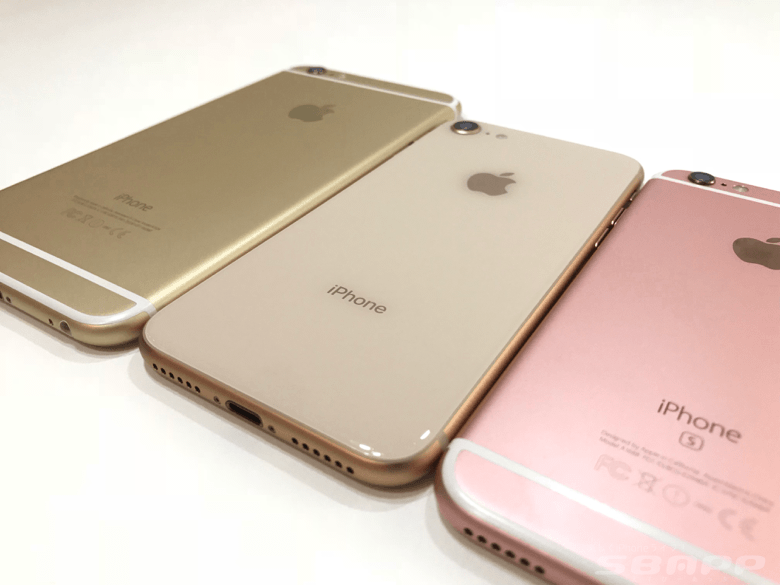 Iphone 8 ゴールドモデルの購入レビュー 洗練された曲線美デザインと落ち着いた色味にベタ惚れ 楽しくiphoneライフ Sbapp