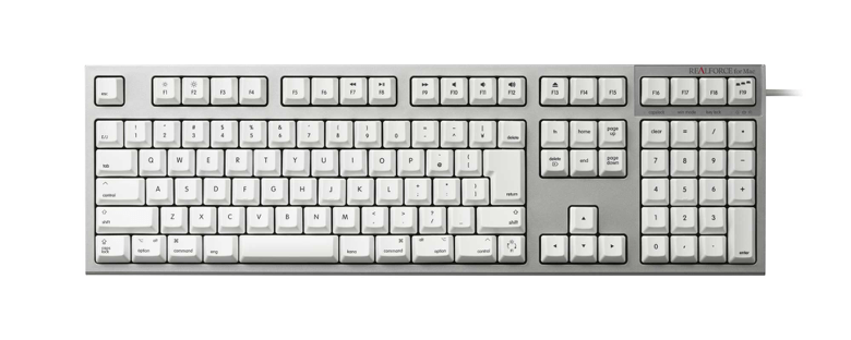 新製品 東プレのmac向けキーボード Realforce Sa For Mac が発売 英語配列版の情報も 楽しくiphoneライフ Sbapp