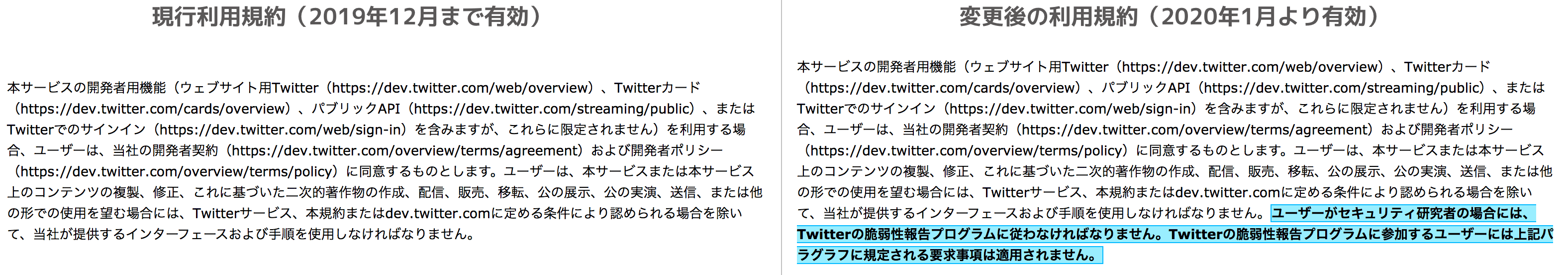 Twitter 変更内容のご確認のお願い で変更された利用規約などの内容について 楽しくiphoneライフ Sbapp