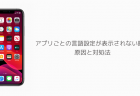 【iPhone】アプリごとの言語設定が表示されない時の原因と対処法 iOS13以降対応