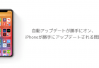 【iOS14】自動アップデートが勝手にオン、iPhoneが勝手にアップデートされる問題