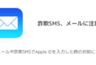 【iPhone】詐欺メールや詐欺SMSでApple IDを入力した時の対処について