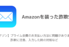 【SMS】「【アマゾン】プライム会費のお支払い方法に問題があります」詐欺に注意、入力した時の対処など