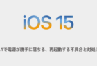 【iPhone】iOS15.1で電源が勝手に落ちる、再起動する不具合と対処について