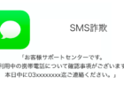 【SMS】「お客様サポートセンターです。ご利用中の携帯電話について確認事項がございます。本日中に03xxxxxxxx迄ご連絡ください。」詐欺に注意