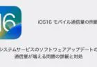 【iPhone】iOS16でシステムサービスのソフトウェアアップデートの通信量が増える問題の詳細と対処