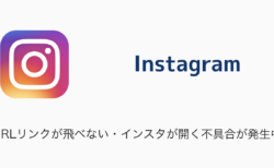 【Instagram】URLリンクが飛べない・インスタが開く不具合が発生中