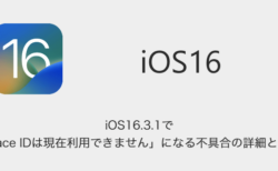 【iPhone】iOS16.3.1で「Face IDは現在利用できません」になる不具合の詳細と対処