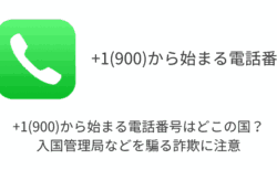 +1(900)から始まる電話番号はどこの国？入国管理局などを騙る詐欺に注意