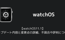 【watchOS11.1】アップデート内容と変更点の詳細、不具合や評判について