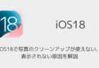 【iPhone】iOS18で写真のクリーンアップが使えない・表示されない原因を解説