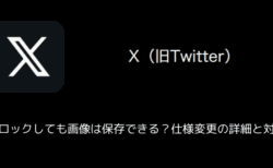 【X(旧Twitter)】ブロックしても画像は保存できる？仕様変更の詳細と対策