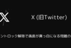 X(旧Twitter)のアカウントロック解除で画面が真っ白になる問題の対処法