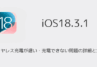 【iPhone】iOS18.3でワイヤレス充電が遅い・充電できない問題の詳細と対処