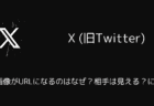X(旧Twitter)でDMの画像がURLになるのはなぜ?相手は見える?について