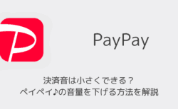 【PayPay】決済音は小さくできる？ペイペイ♪の音量を下げる方法を解説