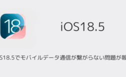 【iPhone】iOS18.5でモバイルデータ通信が繋がらない問題が報告