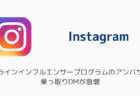 インスタで「オンラインインフルエンサープログラムのアンバサダー」乗っ取りDMが急増（2025年7月）