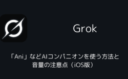 XのGrokで「Ani」などAIコンパニオンを使う方法と音量の注意点（iOS版）