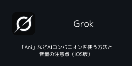 XのGrokで「Ani」などAIコンパニオンを使う方法と音量の注意点（iOS版）