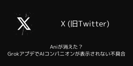 Aniが消えた？GrokアプデでAIコンパニオンが表示されない不具合（2025年7月）