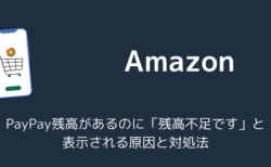 【Amazon】PayPay残高があるのに「残高不足です」と表示される原因と対処法（2025年12月）