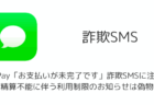 PayPay「お支払いが未完了です」詐欺SMSに注意、精算不能に伴う利用制限のお知らせは偽物
